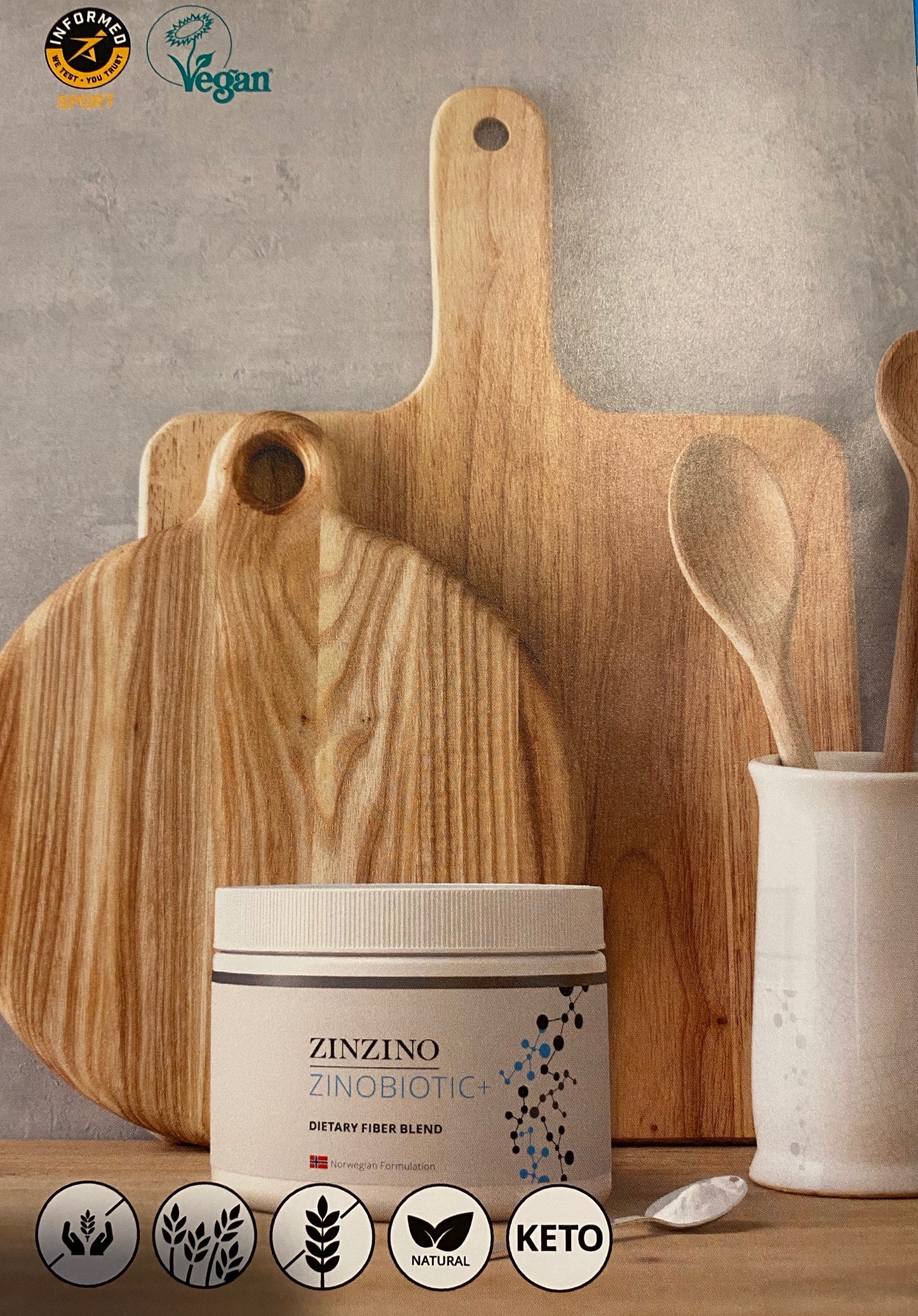 Zinobiotic+ Parim PREbiootikumi blend - Tee Oma Kõhule Pai! Kõhukinnisuse puhul parim abiline!