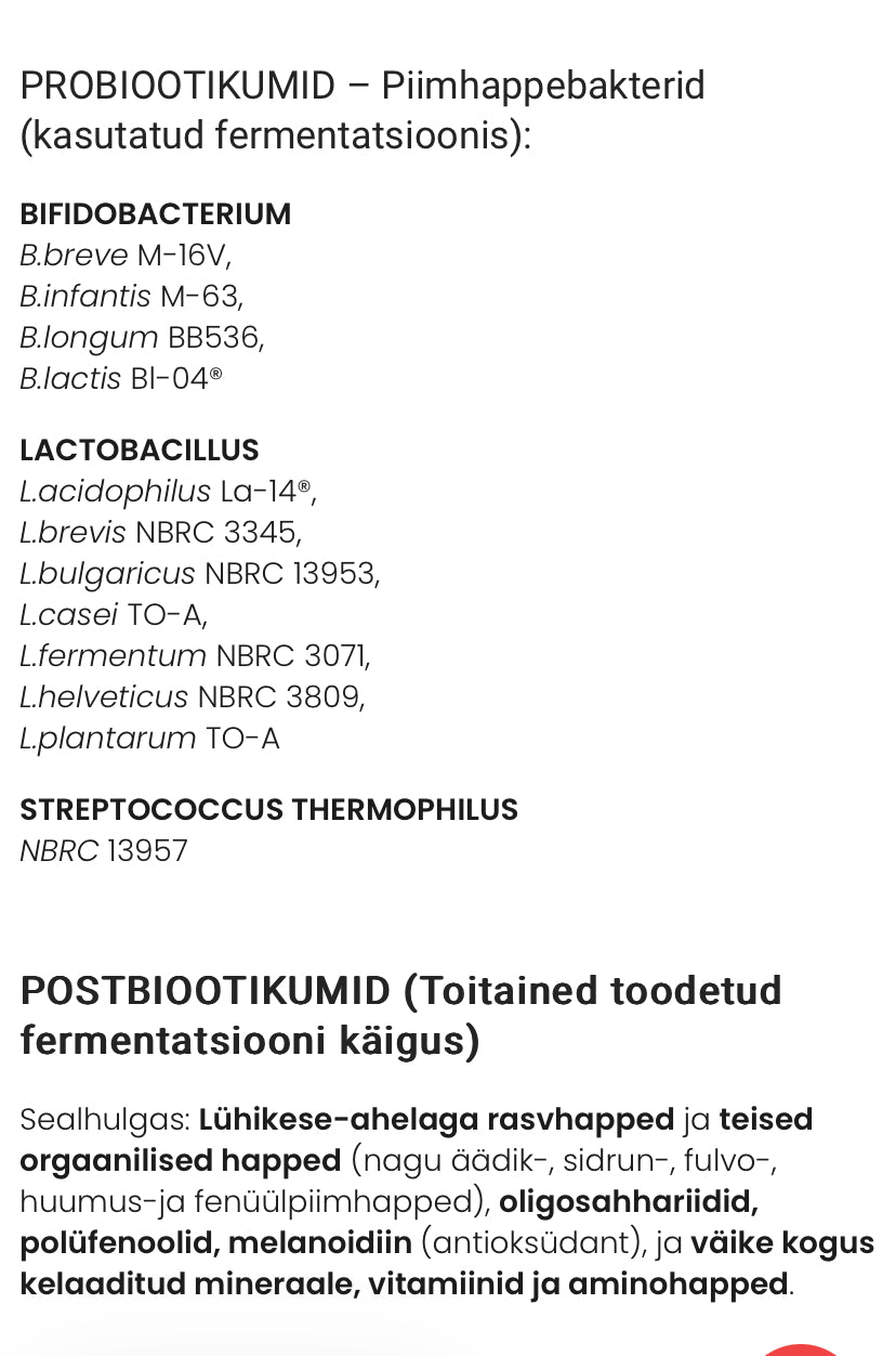 Dr.Ohhira probiootikumi pasta