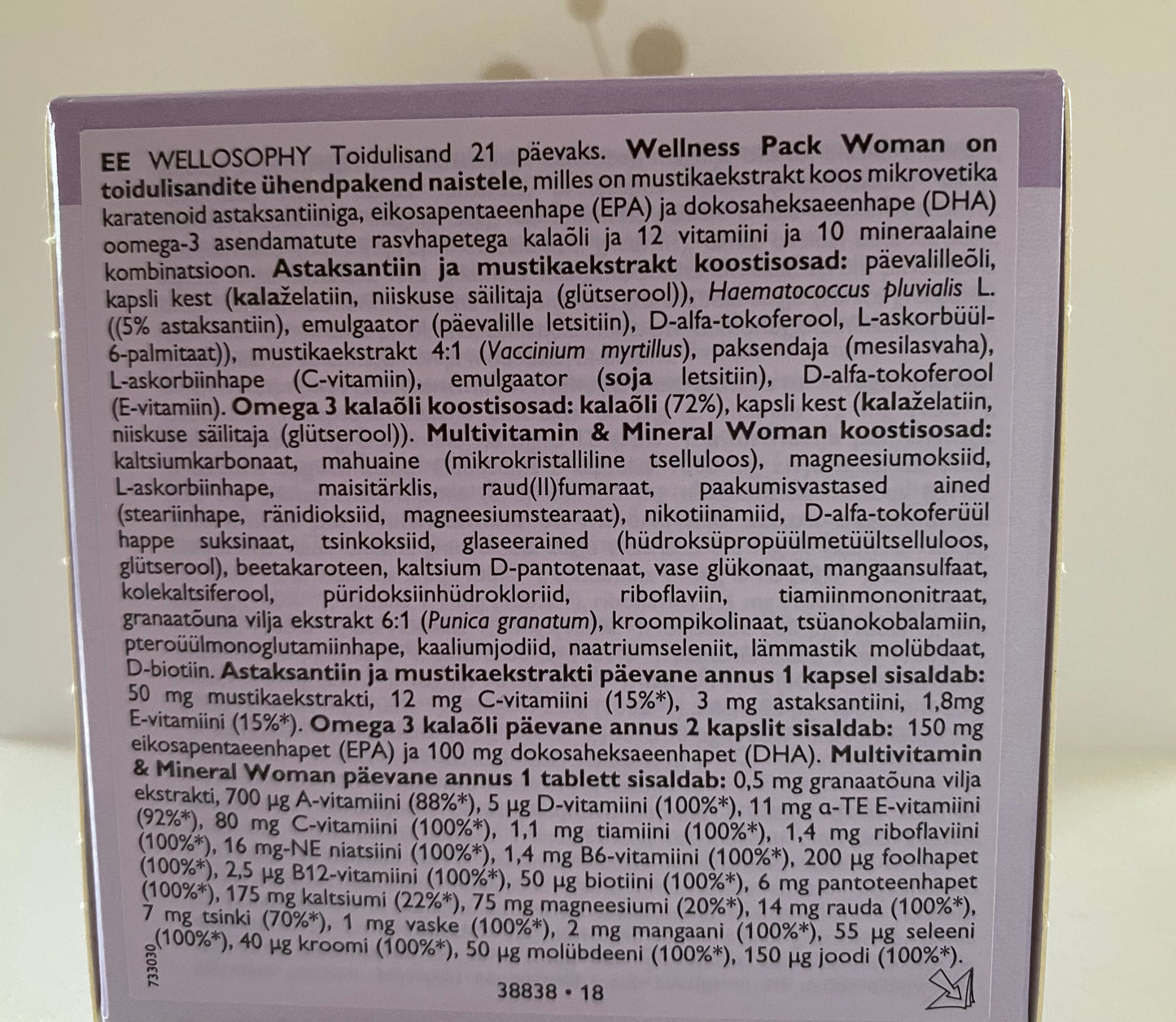 Ideaalne 3in1 BaasKombo Naistele: Kalaõli+ Astaksantiin+ Multivitamiin