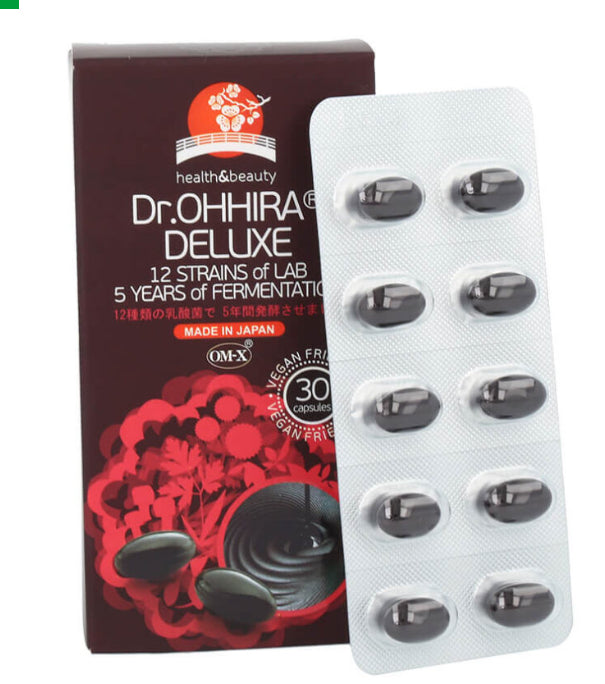 Dr.OHHIRA® DELUXE 5-AASTANE RETSEPT 12 SORDI HAPENDATUD PIIMHAPPEBAKTERITEGA PROBIOOTIKUMID 30TK